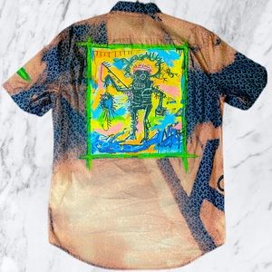 Custom Basquiat Button Down Shirt